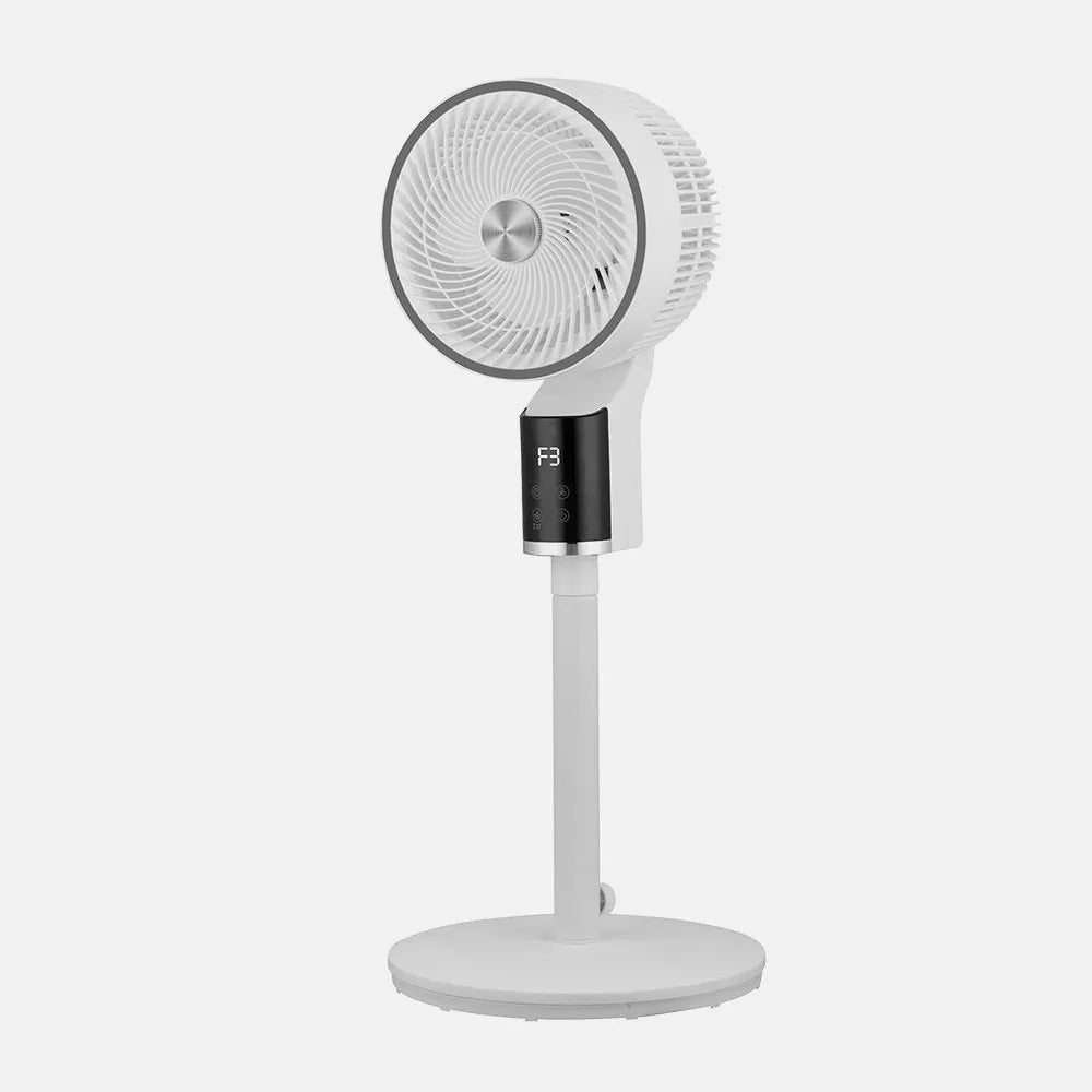 Ventilador de pie Persa 50 W de FABRILAMP en color blanco/cromo