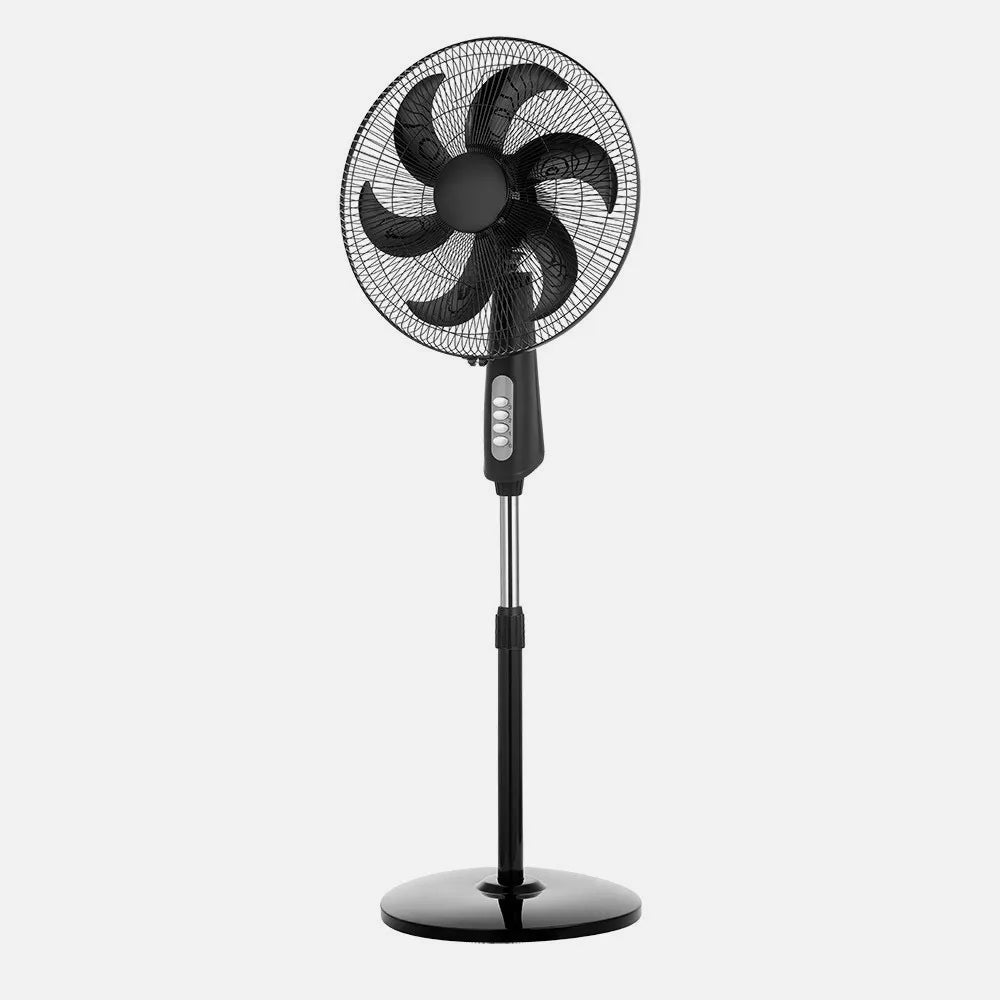 Ventilador de pie Granizo 85 W de FABRILAMP en color negro