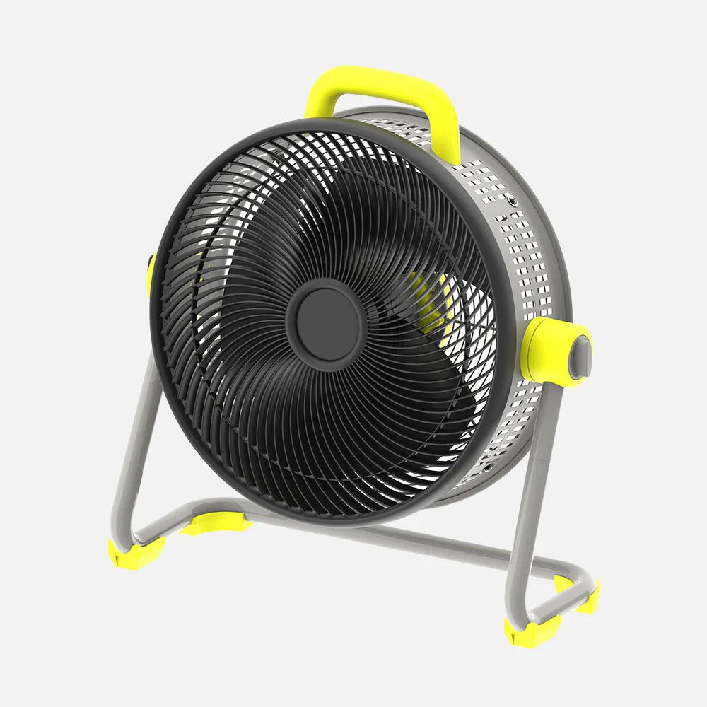 Ventilador industrial Corintio 100 W de FABRILAMP en color amarillo/negro
