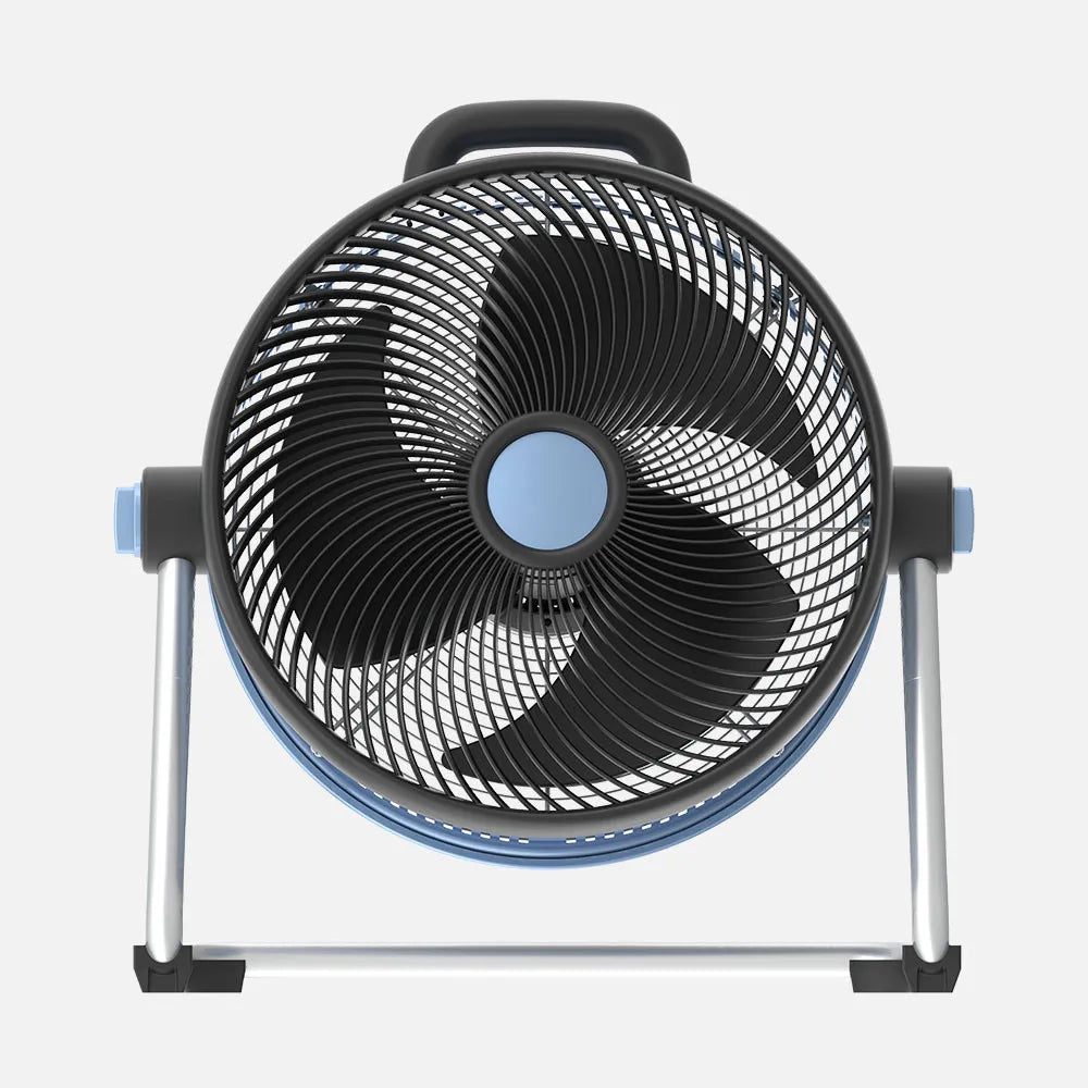 Ventilador industrial Corintio 100 W de FABRILAMP en color azul/negro – vista de detalle
