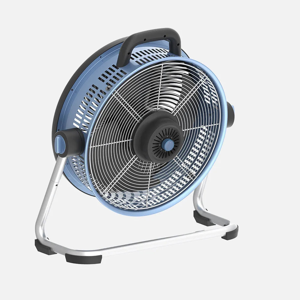 Ventilador industrial Corintio 100 W de FABRILAMP en color azul/negro – vista de detalle