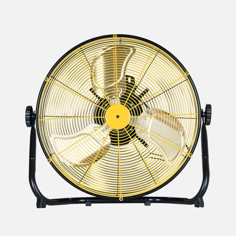 Ventilador industrial Mapache 150 W de FABRILAMP en color negro/amarillo