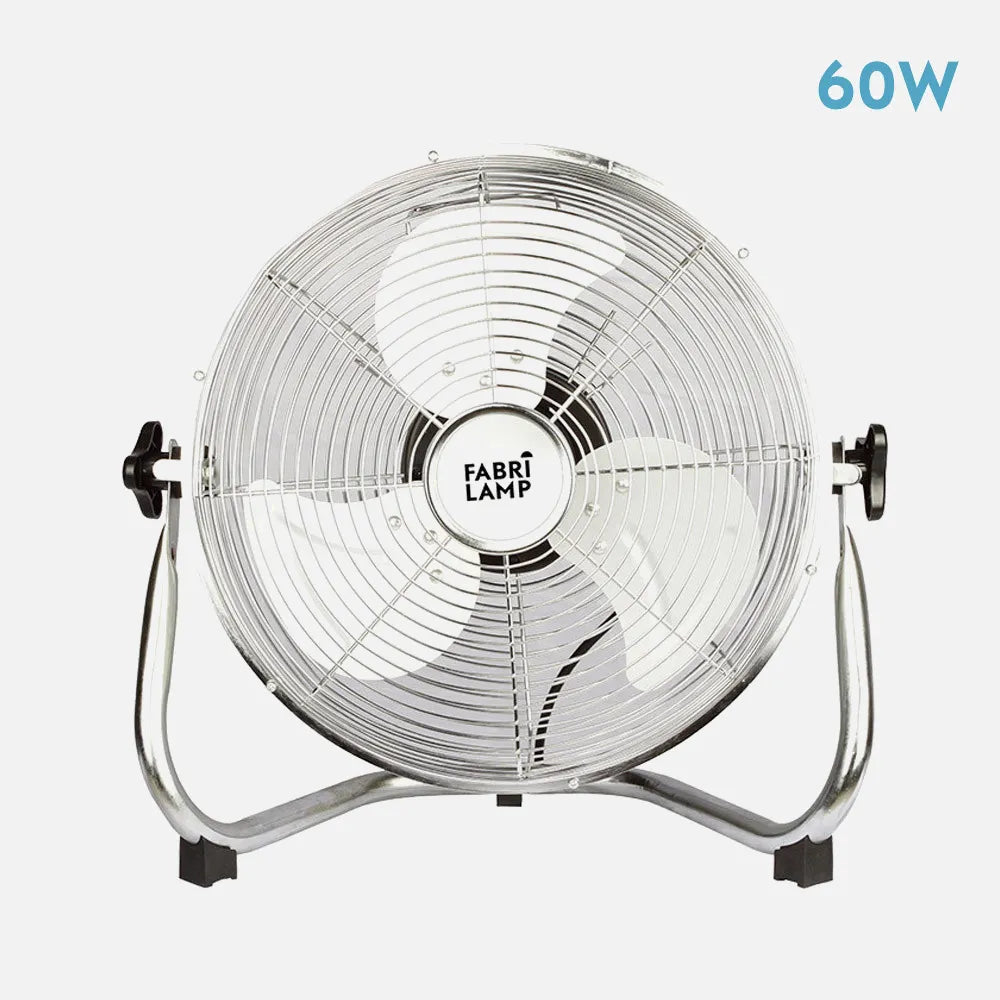 Ventilador industrial Libis 60 W de FABRILAMP en color cromo – vista de detalle