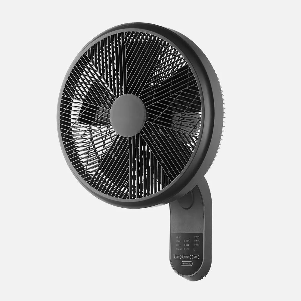 Ventilador de pared Aloha 50 W de FABRILAMP en color negro – vista de detalle