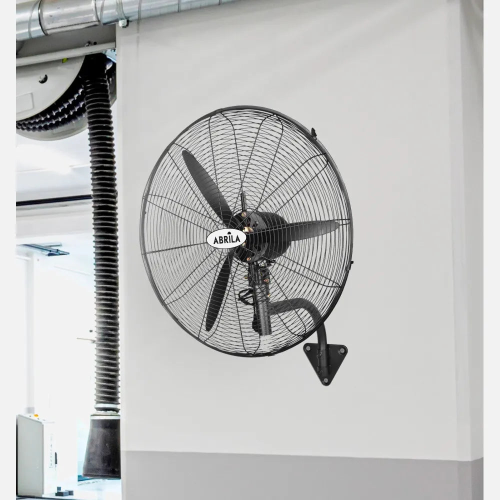 Ventilador industrial de pared Borrasca 280 W de FABRILAMP en color negro – vista de detalle