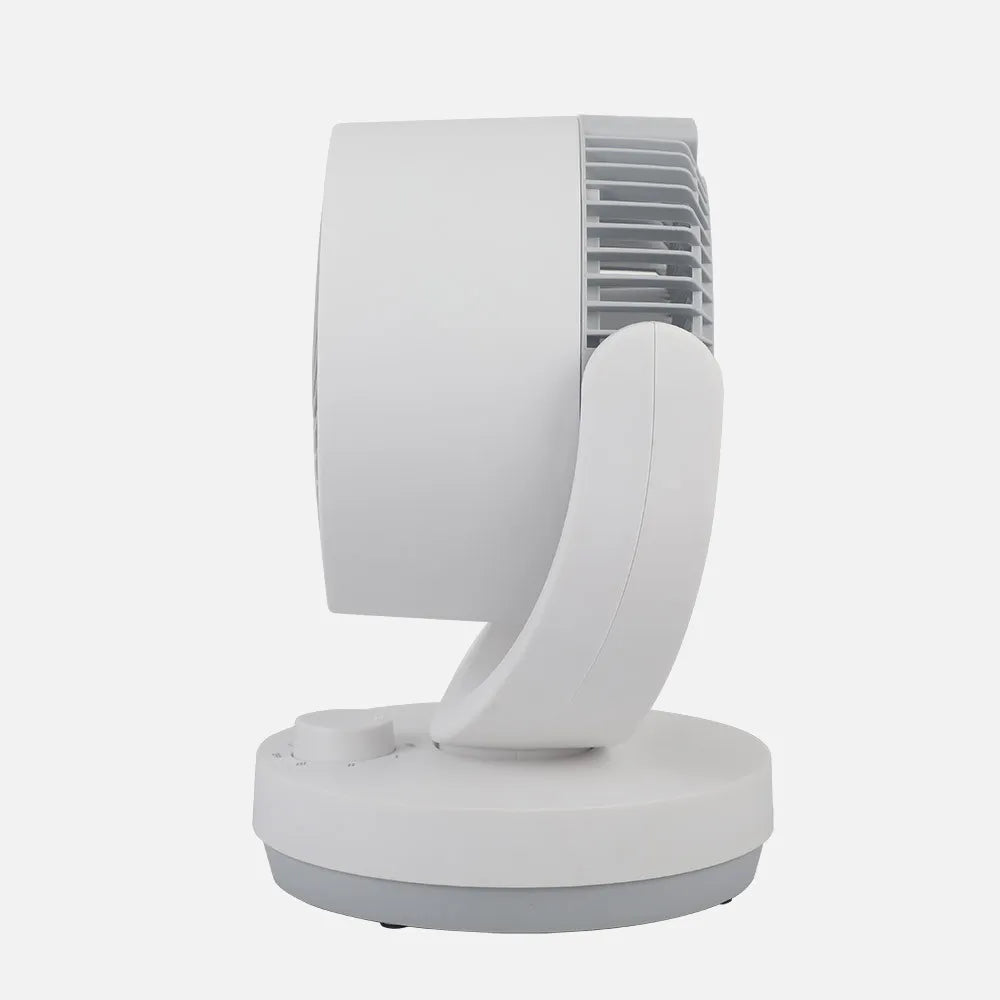 Ventilador de sobremesa Lagos 35 W de FABRILAMP en color blanco/gris – vista de detalle