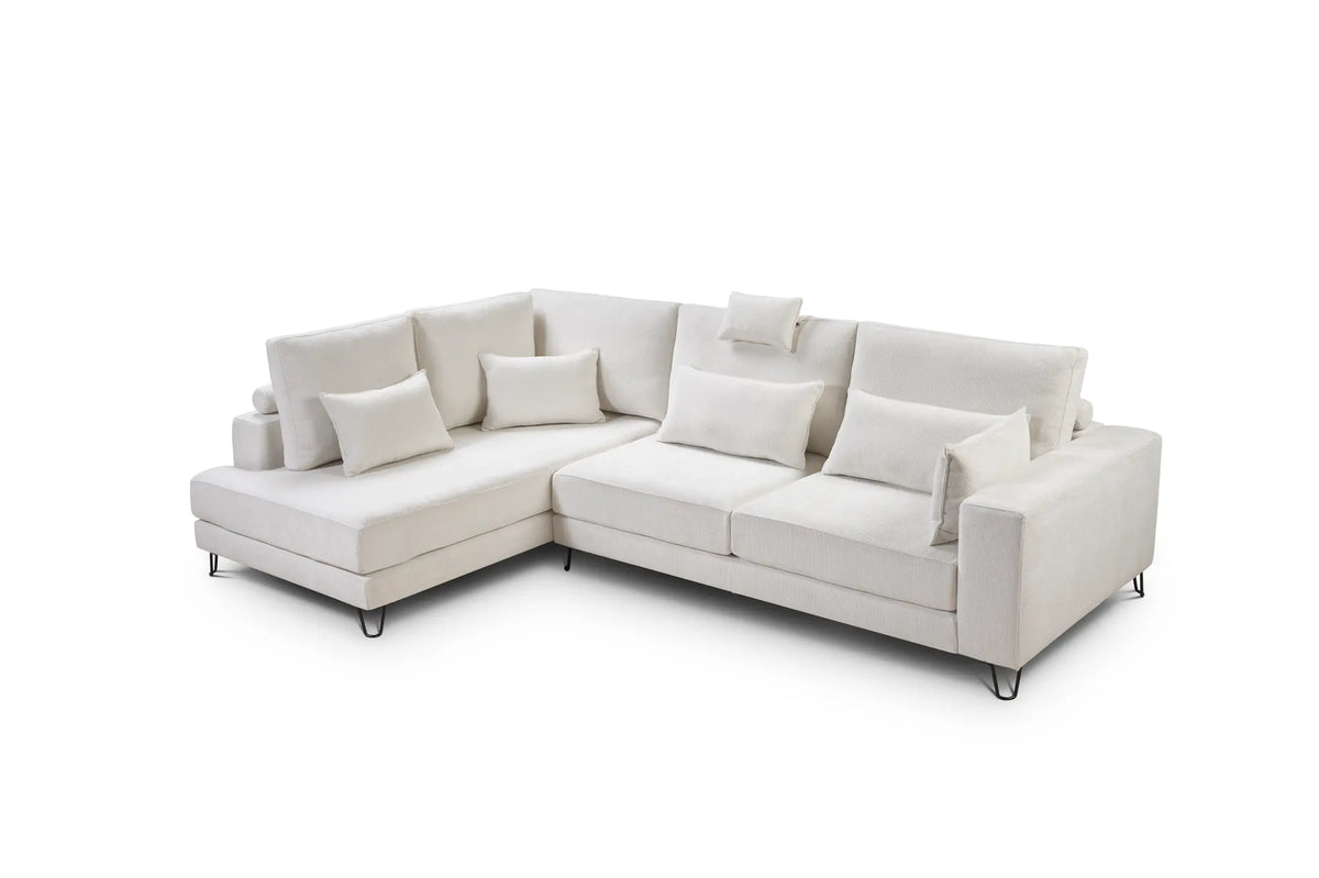 Sofá Vezzo con chaiselongue - detalle