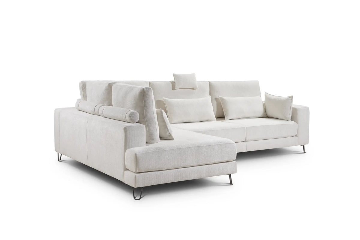 Sofá Vezzo con chaiselongue - detalle